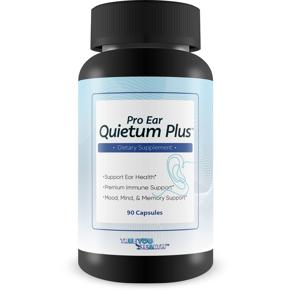 Pro Ear Quietum Plus - 自然な耳サポートサプリメントは、健康の聴覚システムを促進 - エイドインナーイヤー&ミドルイヤーヘルス - サポート減らされた耳のリングとバズ - 健全な聴覚を促進する