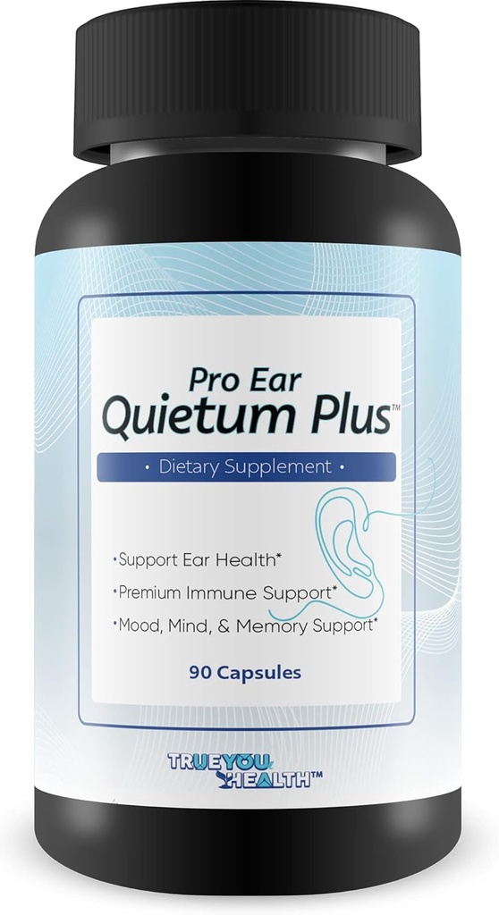 Pro Ear Quietum Plus - 自然な耳サポートサプリメントは、健康の聴覚システムを促進 - エイドインナーイヤー&ミドルイヤーヘルス - サポート減らされた耳のリングとバズ - 健全な聴覚を促進する