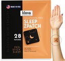 Klova Melatonin-Free Sleep Patches for Adults|アシュワガンダ、バレリアン、GABA、L-テアニンのナチュラルスリープエイド | Fall Asleep Faster、Stay Asleep Longer & Wakeのリフレッシュ | 28 Patches