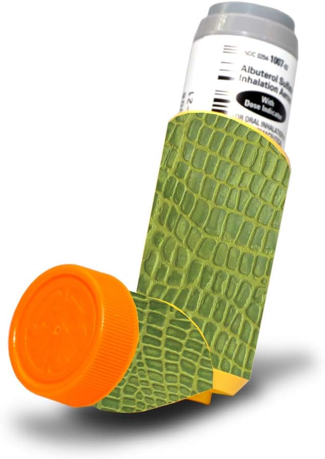 MightySkins 肌用プロベンチル HFA 喘息吸入器 - Croc スキン | 保護、耐久性、ユニークなビニール ステッカー カバー | 簡単に適用、削除、変更スタイル | アメリカ製