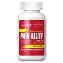 HealthA2Z® 強度の痛みの軽減 | アセトアミノフェン 500mg | アスピリンを含まない | フィーバーリバイバー | 痛みの軽減剤(500個)