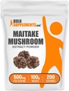 BulkSupplements.com Maitakeのきのこのエキスの粉-Maittakeのきのこの補足のSuperfoodの補足-グルテンフリー、サービングごとの500mg、100g (3.5 oz) (パッケージ1)