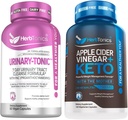 ヘルブトニックス高速演技尿路クレンジングトリートメント | 36mg PACのフォーミュラUTI | アップルサイダー酢カプセルプラス ケトBHB | 女性&男性のための脂肪バーナー&減量サプリメント