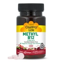 カントリーライフメチルB12, エネルギーとスタミナをサポート, 5,000mcg, 60 Lozenges, 認定グルテンフリー, 認定ビーガン, 認定非GMO認定