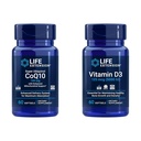 ライフエクステンションスーパーUbiquinol CoQ10強化ミトコンドリアサポート&ビタミンD3 125 mcg(5000 IU)、骨の健康