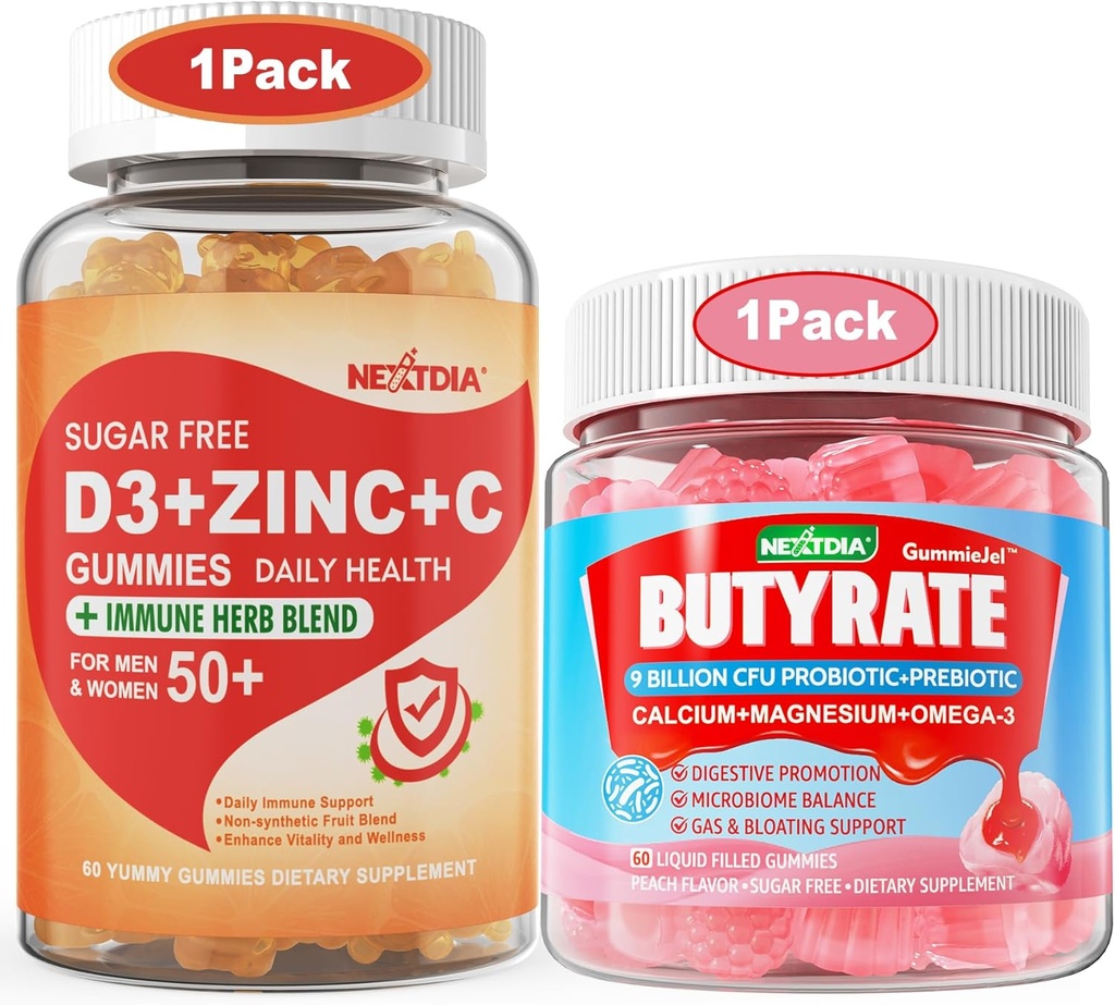砂糖は大人のためのビタミンC + D3 +亜鉛グミを+ Probiotic + Postbiotic +の乳酸塩のグミを放します