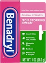 Benadrylの元の強さのイッチのクリーム、Diphenhydramine HClのTopicalの鎮痛剤及び亜鉛アセテートの皮の保護剤、ほとんどの屋外のイッチからの救助、1つのoz (6のパック)