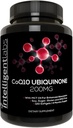 インテリジェントラボCoQ10 Ubiquinone 200mg Softgels | 最大吸着用MCTオイルとコエンザイムQ10 | 大豆・砂糖・グルテンフリー・GMOフリー | 120 食 | 120 日 供給
