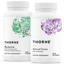 THORNE - ストレスと免疫サポートバンドル - Berberine & Adrenal Cortex - 30から60のサービング
