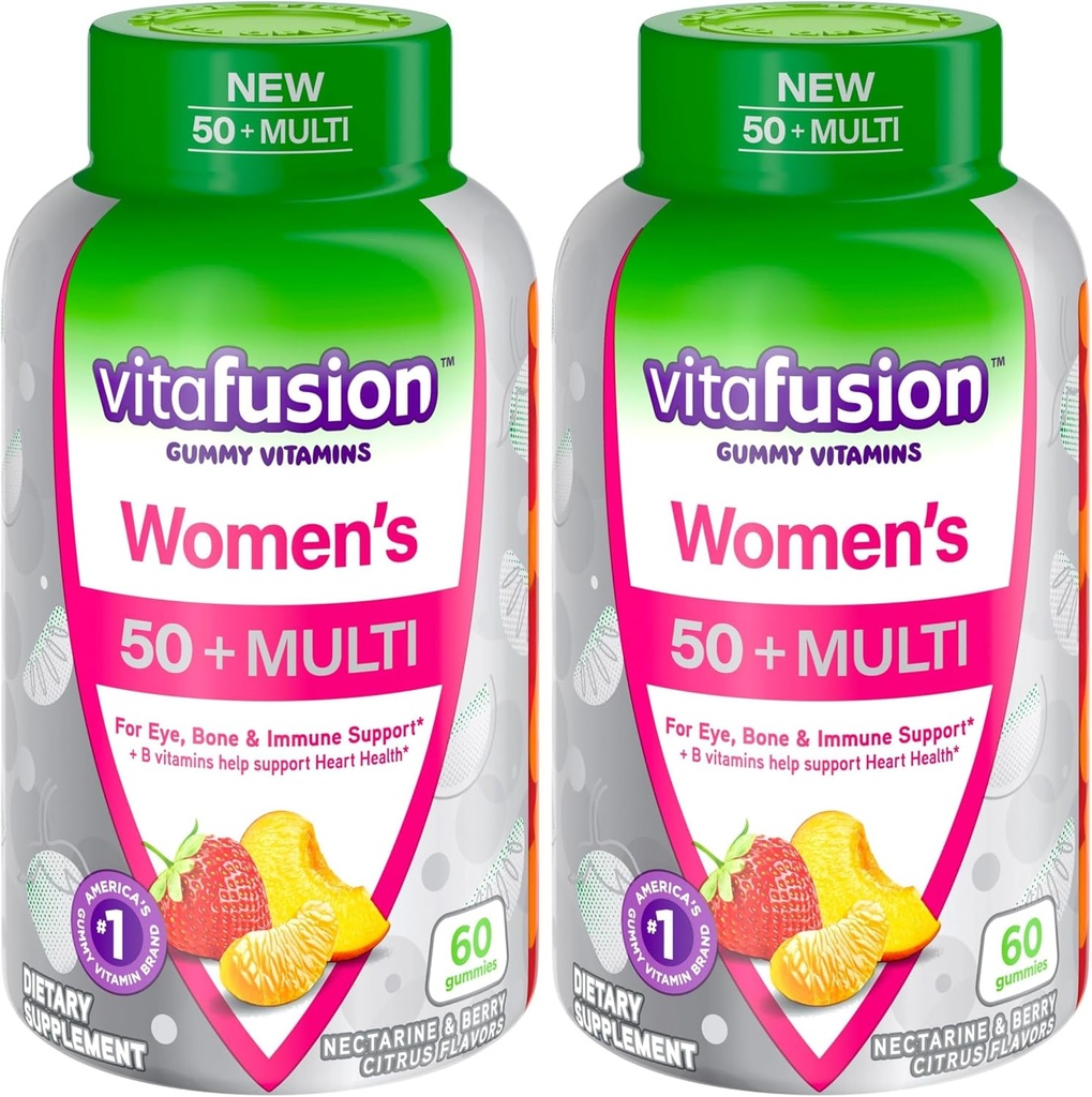 Vitafusionの女性の50+のMultivitaminの毎日のサポート補足60の計算(2のパック)