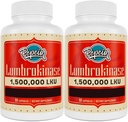 Lumbrokinase 200mg (最高の活動1,500,000 LKU) - Lumbrokinase酵素の補足、Nattokinaseより有効な- 90のカプセル(2本のびん)