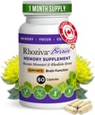 脳の補足 - 記憶および焦点、Rhodiola Rosea、認知健康、集中、Bacopa Monnieri、Biotin、Nootropic、ビタミン及び鉱物- 60のカプセルとの精神的な明白