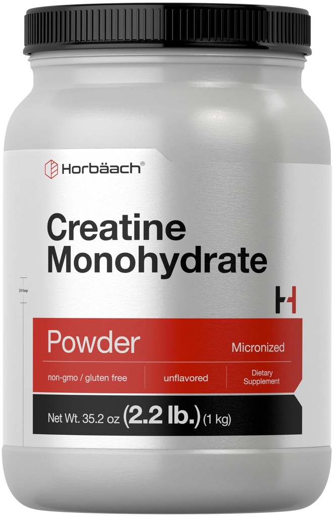 ホアハチのクレアチンモノハイドパウダー | 2.2lbs (35.2oz) | Micronized and Unflavored | ベジタリアン・非GMO・グルテンフリー対応サプリメント