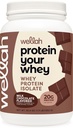 Wellah Protein Your Whey(30サービング、ミルクチョコレートフレーバー) - 乳たんぱく質イソレートプロテイン