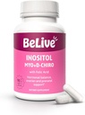 BeLive Myo-Inositol&D-Chiro Inositolカプセル - 90Ct 私は女性のための葉酸サプリメントとInositolサプリメント、最適40:1比率(1)