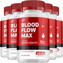 血流マックスカプセル - BloodFlowMaxアドバンストフォーミュラ、BloodFlow最大エクストラ強度、全体的なウェルネス、オールナチュラルビタミン、レビュー(5パック - 300カプセル)