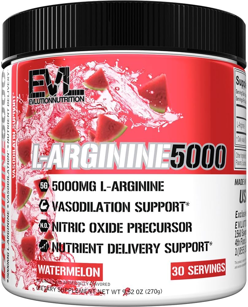 Evlutionの栄養物のニトリクシドのブースターL-アルギニンの補足-高められたポンプのためのLのアルギニンの5000mgのの高い効力のニトリクトの酸化物の補足エネルギー 筋肉成長および気管率無し ブースター