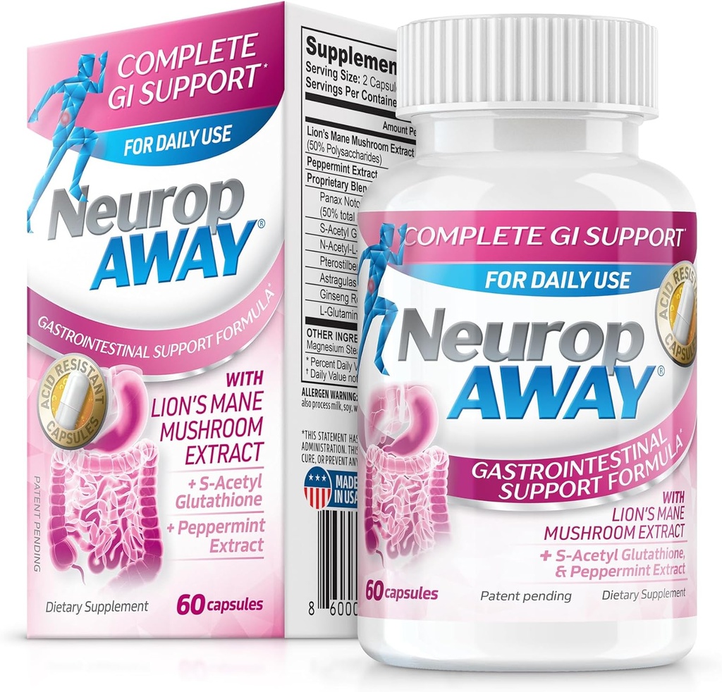 NeuropAWAYがGut Health GIサポートフォーミュラを強化