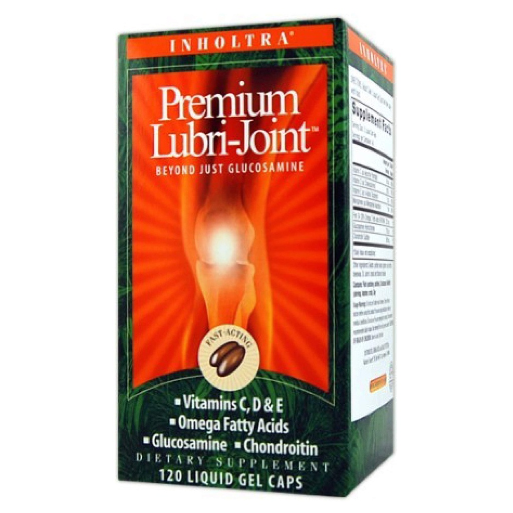 Nature's Secret Inholtra Premium Lubri-Joint Fast-Acting ビタミンC、D&E、オメガ脂肪酸、グルコサミン&コンドロイチン - 120液体Softgels