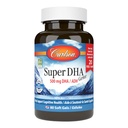 カールソン - スーパー DHA 宝石, 500 mg DHA サプリメント, 640 mg 脂肪酸, ワイルドキャッチ ノルウェー北極魚油濃縮物, 持続的に供給北欧魚油カプセル, 60 + 20 ソフトゲル