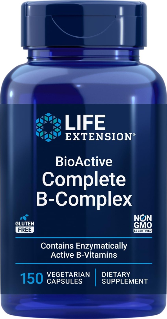 ライフエクステンションBioActive完全Bコンプレックス、150ベジタリアンカプセル