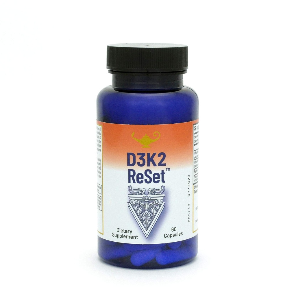 RnA Reset D3K2 リセット – 4,000 IU ビタミン D3 & 100 mcg K2 サプリメント (60 カプセル)
