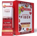Sugar-Free Vanilla Flavored Psyllium Husk, 24 Fiber Packets