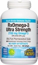 自然な要因 RxOmega-3 の超強さ-脳及び中心の健康サポートのための食事療法の補足-EPA 及び DHA の目の健康の補足- Omega-3 の脂肪酸と補足- 150 の Softgels (75 のサービング)