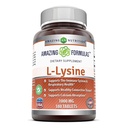 アメージングフォーミュラ L-Lysine 1000 Mg アミノ酸サプリメント | タブレット | 非GM0 | グルテンフリー | アメリカ製(1パック | 180カウント)