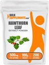 BulkSupplements.com Hawthornリーフエキスパウダー - Hawthornリーフサプリメント - ハーブサプリメント、ビーガン&グルテンフリー、給食当たり500mg、100g(3.5オンス)(パッケージ1)