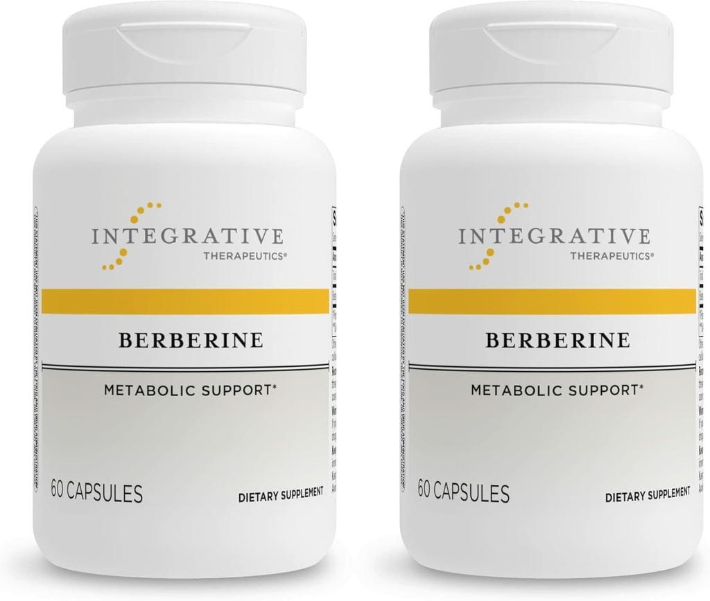 Integrative Therapeutics Berberine - セルラーエネルギー代謝とメタボリックサポートのためのサプリメント* - 乳液フリー&グルテンフリー - 120カプセル(120サービング)