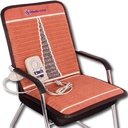 MediCrystalの遠赤外線椅子のマット- 40" L x 20" W -自然なAmethyst - FIRの暖房86158°F (30-70°C) - 負イオン - 元の製造業者- 熱い石パッド