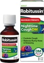 Robitussin Maximum Strength Nighttime Cough DM Max, Adult Formula, Berry Flavor - 8 Fl Oz Bottle