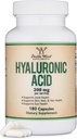 Hyaluronic 酸の補足 -180 カプセル(表面のための Hyaluronic 酸の血清の効果を高める)皮および表面老化サポート(Acido Hialuronico)のためのサービングごとの 200mg は二重木によって放します