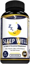有効な庭の睡眠の井戸の睡眠の援助は60の野菜の帽子が付いている大人のための睡眠の援助を形作るMelatonin Valerian Root L-Theanine GABA及び多く、自然な睡眠の援助の非習慣を含んでいます