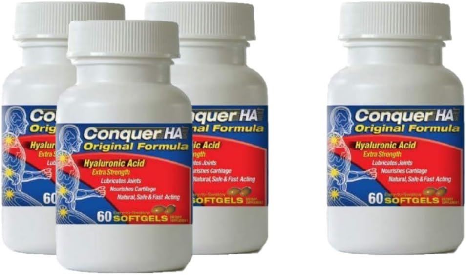 4の元の形態のHyaluronic酸のパックは、Mobility、柔軟性- 60のsoftgelの帽子を改良します