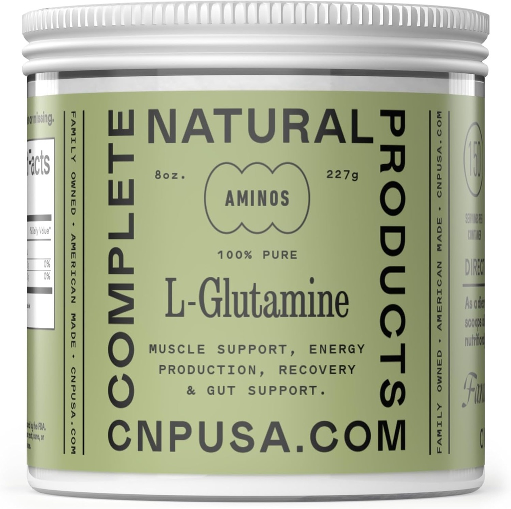 純粋なLグルタミンの粉の補足 - 8oz (227g) Keto、腸の健康、Probiotic、IBSサポートのための自然なビーガンバルクLグルタミン