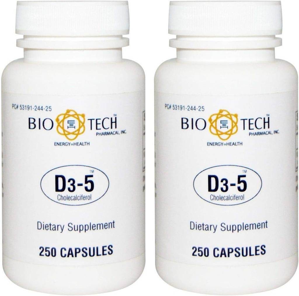 BioTech Pharmacal - D3-5 (5,000 IU) (500錠)