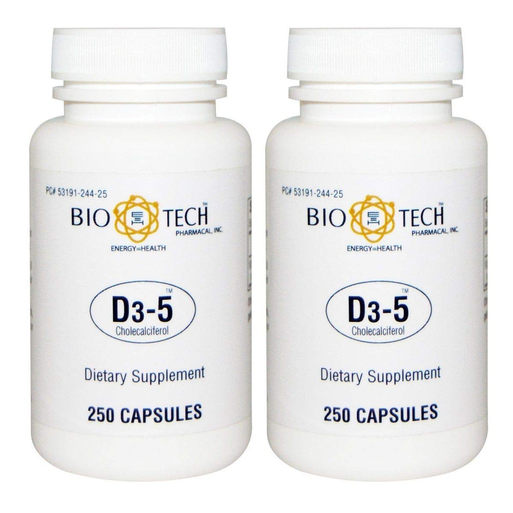 BioTech Pharmacal - D3-5 (5,000 IU) (500錠)