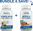 自然なキュア・ラボの束:優れたMonolaurin 600mg + Biofilmの複合体