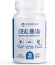 Clinical Effects Ideal Brain - Dietary Supplement for Nootropic Focus and Memory Support - 30 Capsules - B Vitamins, GABA, Alpha-GPC - Helps Support Mental Focus, and Optimal Brain Function