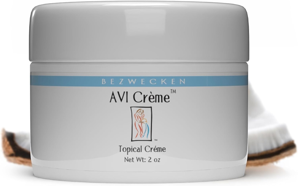 Bezwecken - AVI Crème - 2oz Crème - Professionally Formulated Vaginal Yeast Infection Support - Safe, Natural, Paraben Free - 30 Day Supply