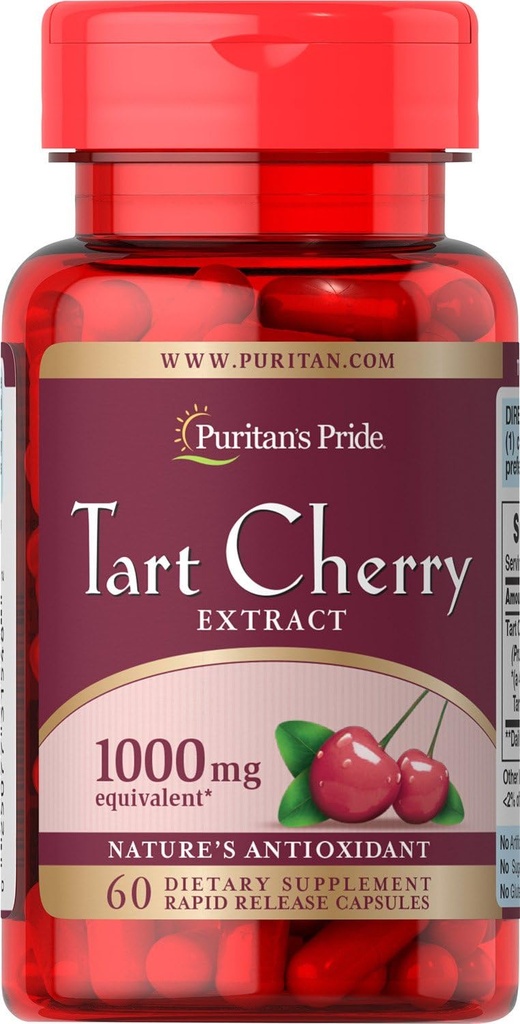 Puritans Pride Tartチェリーエキス1000 Mg