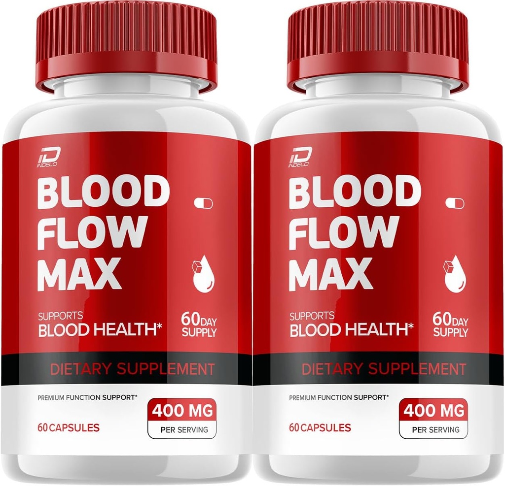 血流マックスカプセル - BloodFlowMaxアドバンストフォーミュラ、BloodFlow最大エクストラ強度、全体的なウェルネス、オールナチュラルビタミン、レビュー(2パック - 120カプセル)
