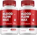 血流マックスカプセル - BloodFlowMaxアドバンストフォーミュラ、BloodFlow最大エクストラ強度、全体的なウェルネス、オールナチュラルビタミン、レビュー(2パック - 120カプセル)