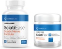 SciatiEase Sciatic Nerve サポート補足のSciati EaseおよびSciatiFlexはAlpha Palmと麻およびArnicaのエキスが付いている最高の強さの坐骨のクリームと束ねます