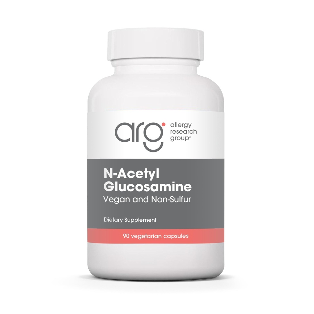 アレルギー研究グループN-アセチルD-グルコサミン500mg - NAGサプリメント、共同サポート、グルコサミン硫酸塩、共同健康フォーミュラ、運動活性剤、ビーガン、非硫黄、ベジタリアンカプセル - 90カウント