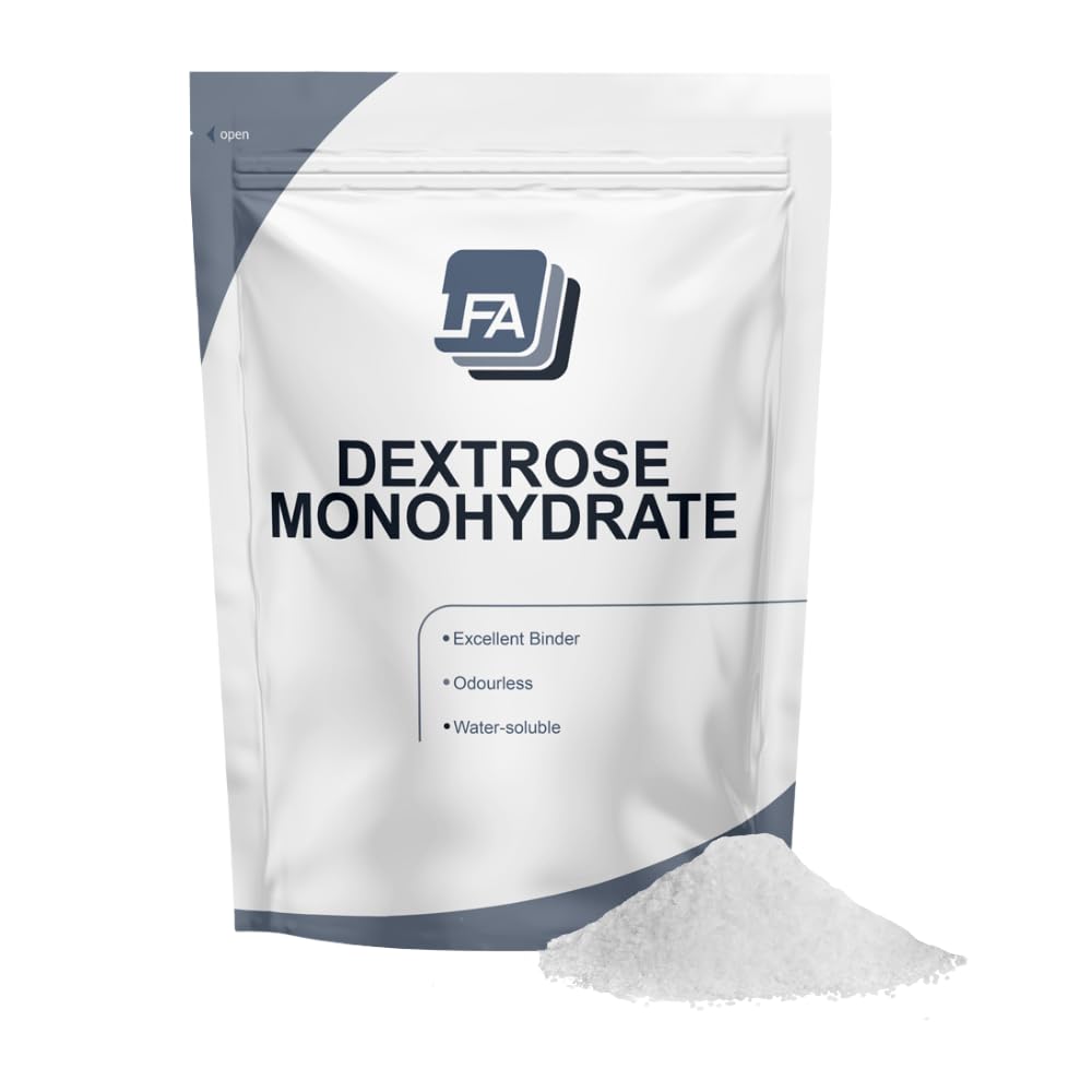Dextrose Monohydrateの粉- 1つのkg (2.2のlb) -食品等級の甘味料-ポストのワークアウトの補足の原料-タブレットの出版物機械沈殿物の砂糖