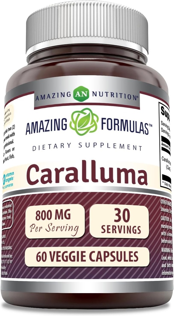 アメイジングフォーミュラ カラルーマ サプリメント | 800 Mg / サービング | 60 Veggie Capsule | Non-GMO | グルテンフリー | アメリカ製