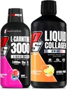 PROSUPPS L-カルニチン3000興奮剤フリー液体ショット(ベリー)アミノ23液体コラージュショット(シトラスパンチ)バンドル